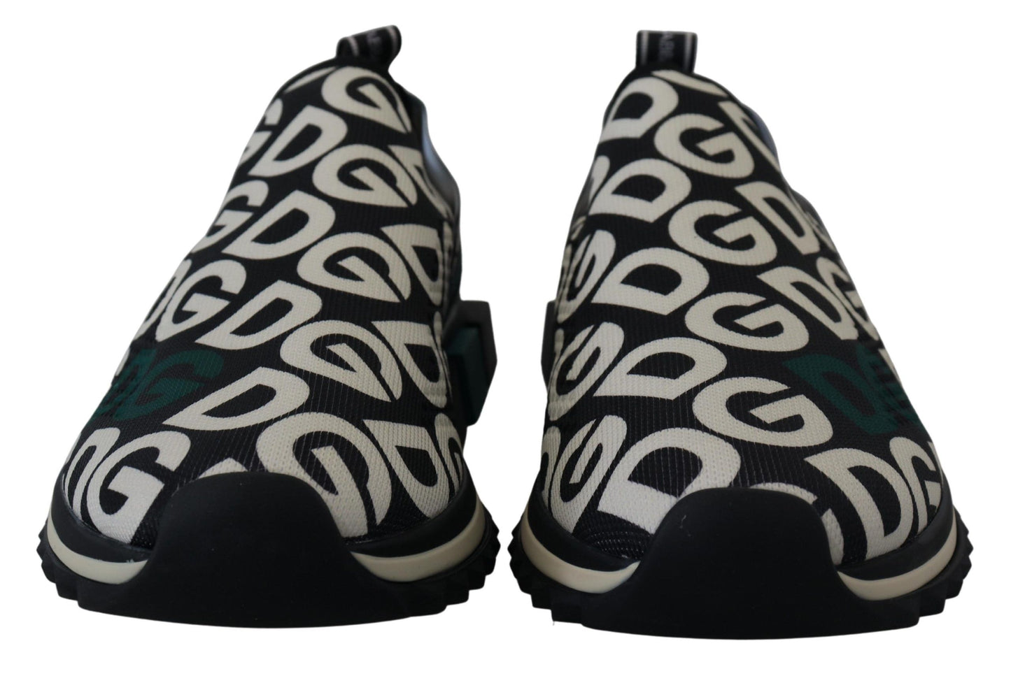 Weiß Schwarz Logo Mania Sorrento Turnschuhe Schuhe