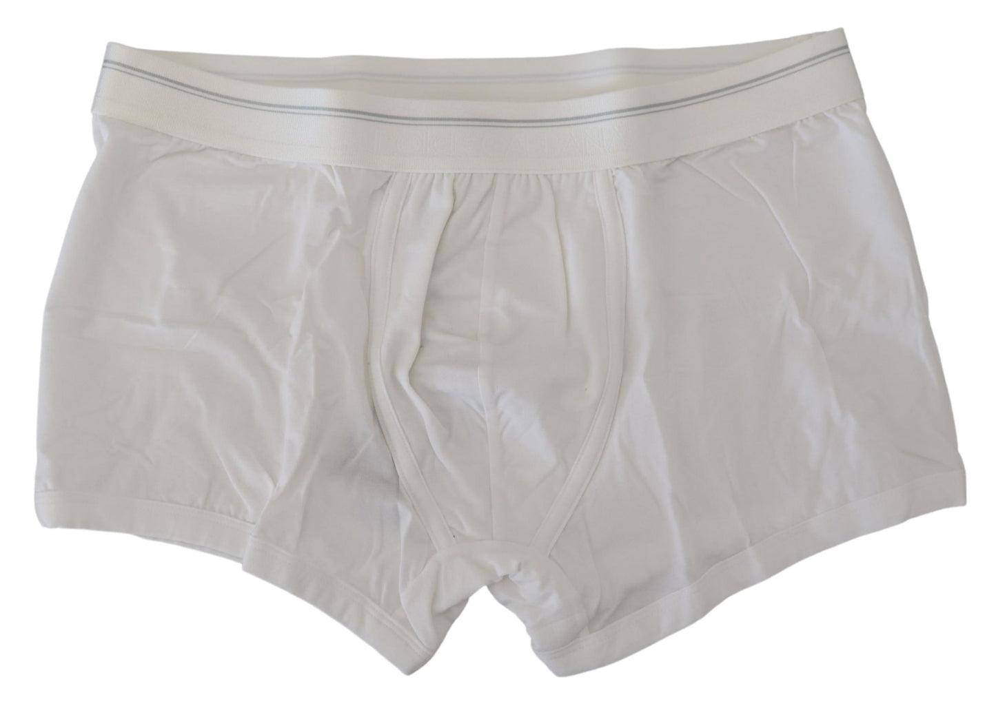 Weiße Baumwollmischung Regular Boxer Unterwäsche