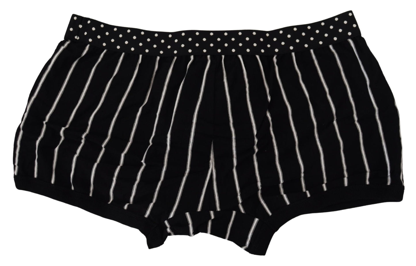 Schwarz gestreifte Regular Boxer-Unterwäsche aus Baumwolle