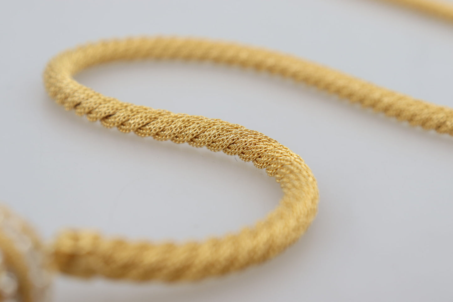 Gold Messing Sizilien Kristall Robe Statement Halskette