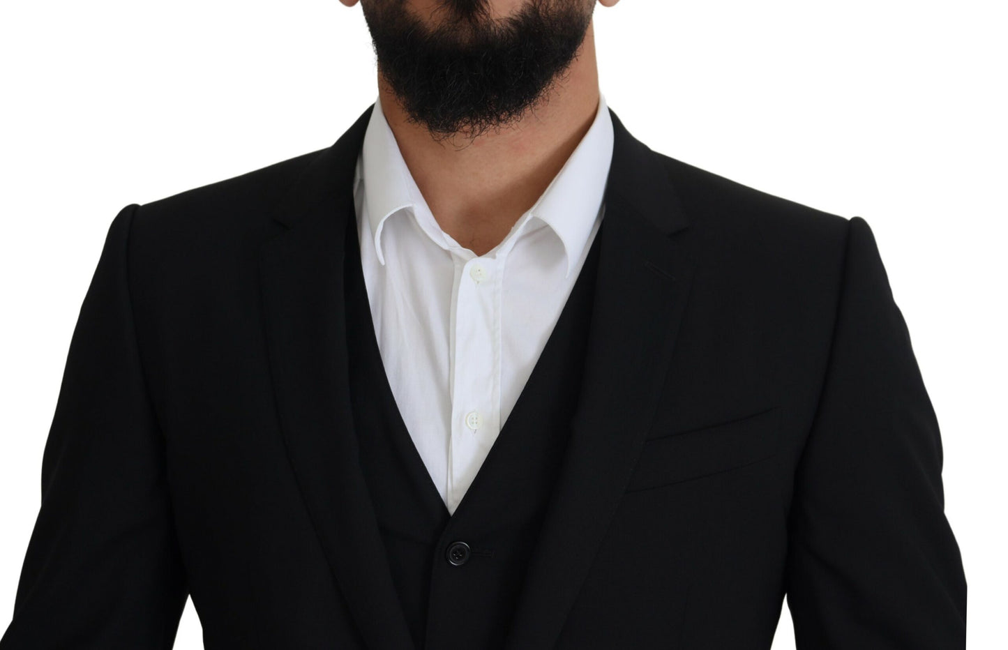 Schwarze Jacke Weste 2 Stück MARTINI Blazer