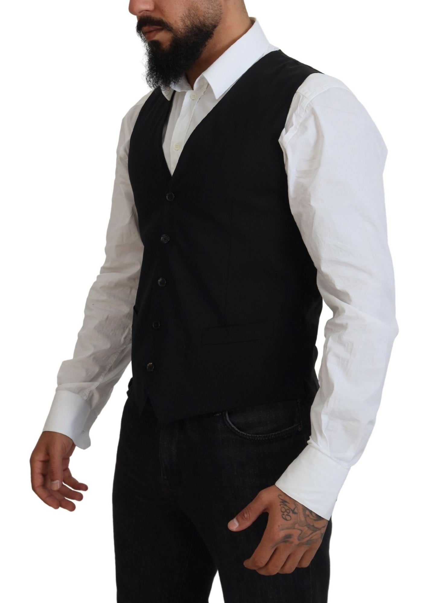 Schwarze Jacke Weste 2 Stück MARTINI Blazer
