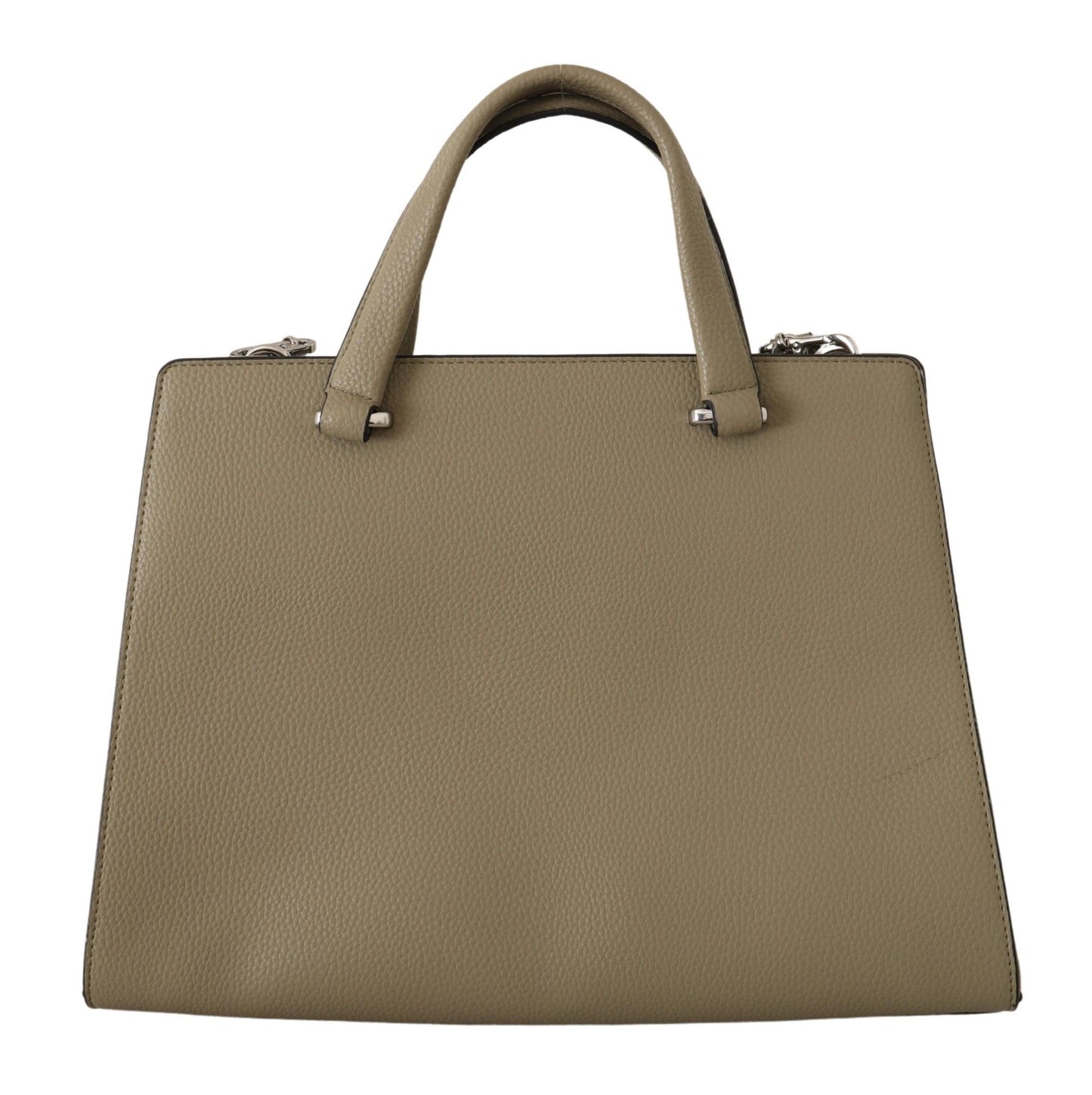 Salbeigrüne Leder-Tote-Tasche