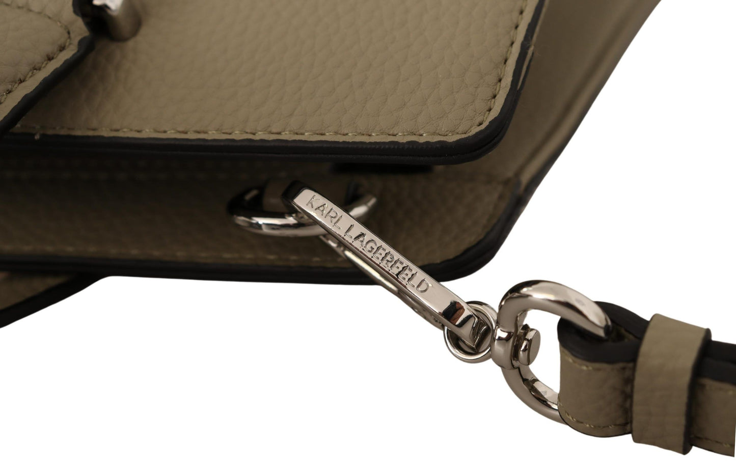 Salbeigrüne Leder-Tote-Tasche
