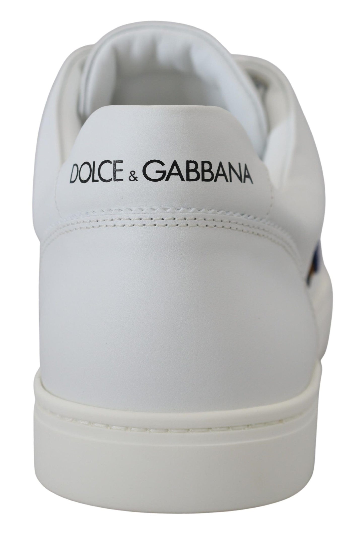 Weißes Leder DG Logo Casual Turnschuhe Schuhe