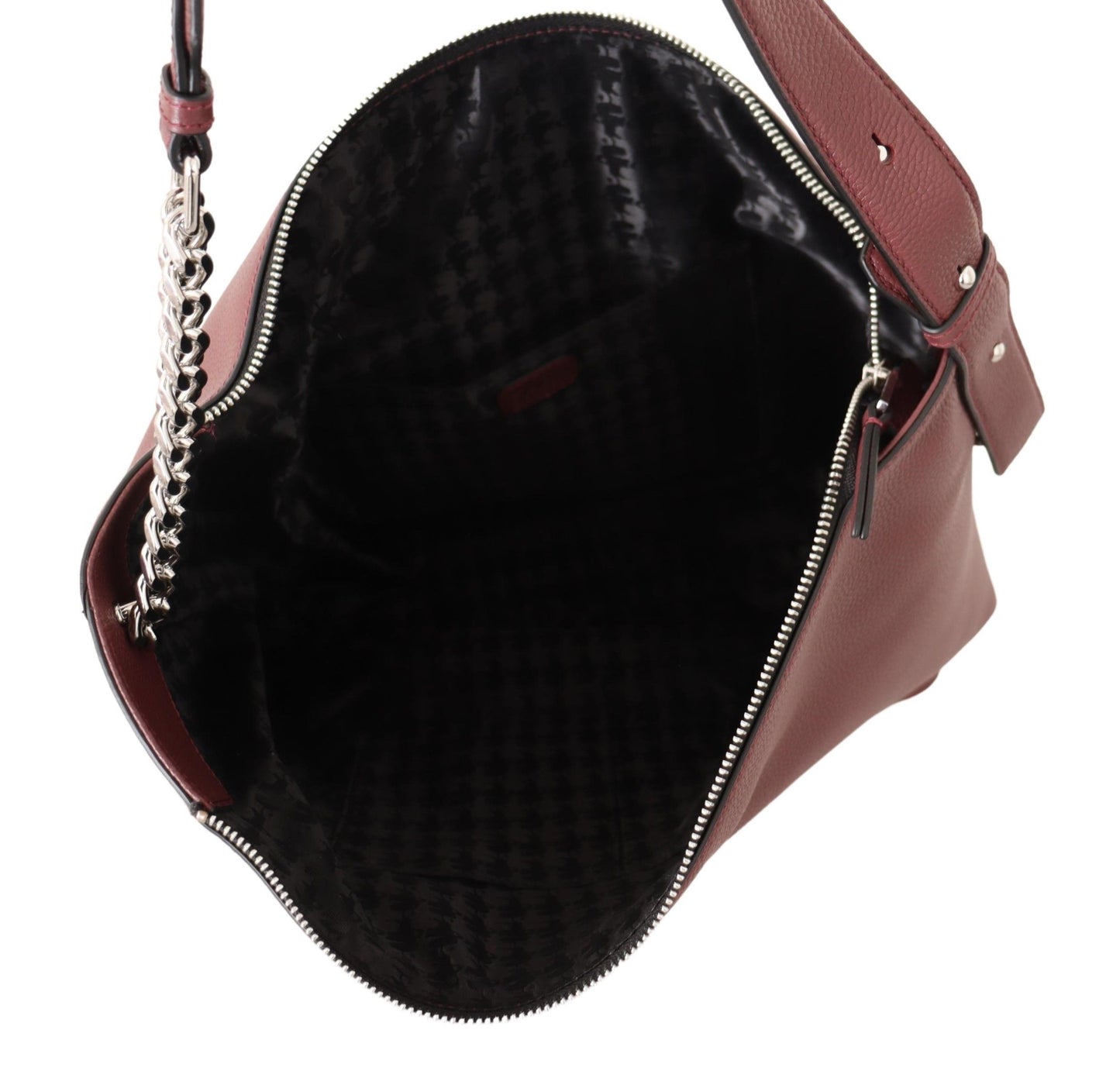 Wein Kieselstein Leder Tote Bag