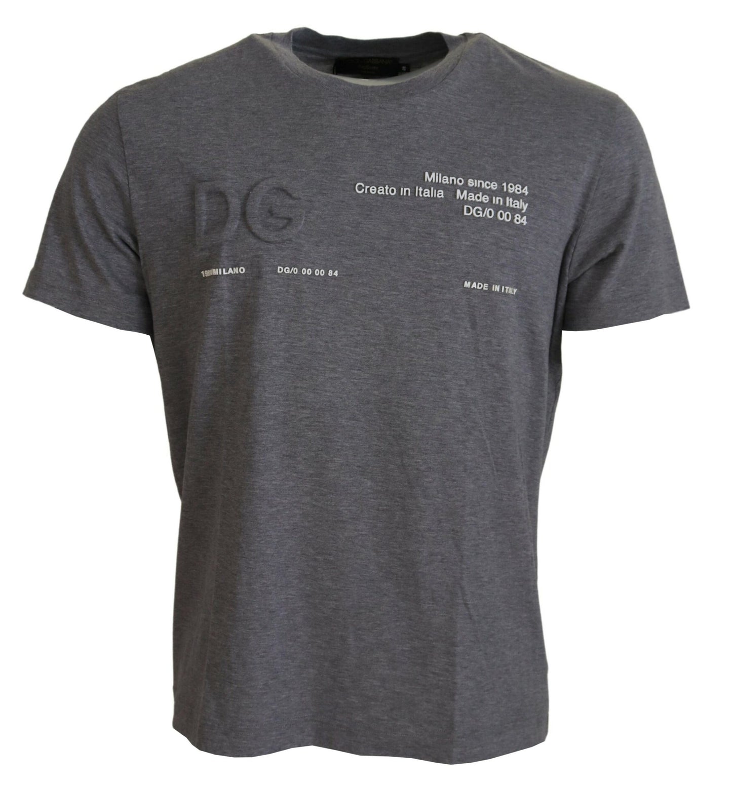 Graues Logo-Baumwoll-Top Exklusive T-shirt