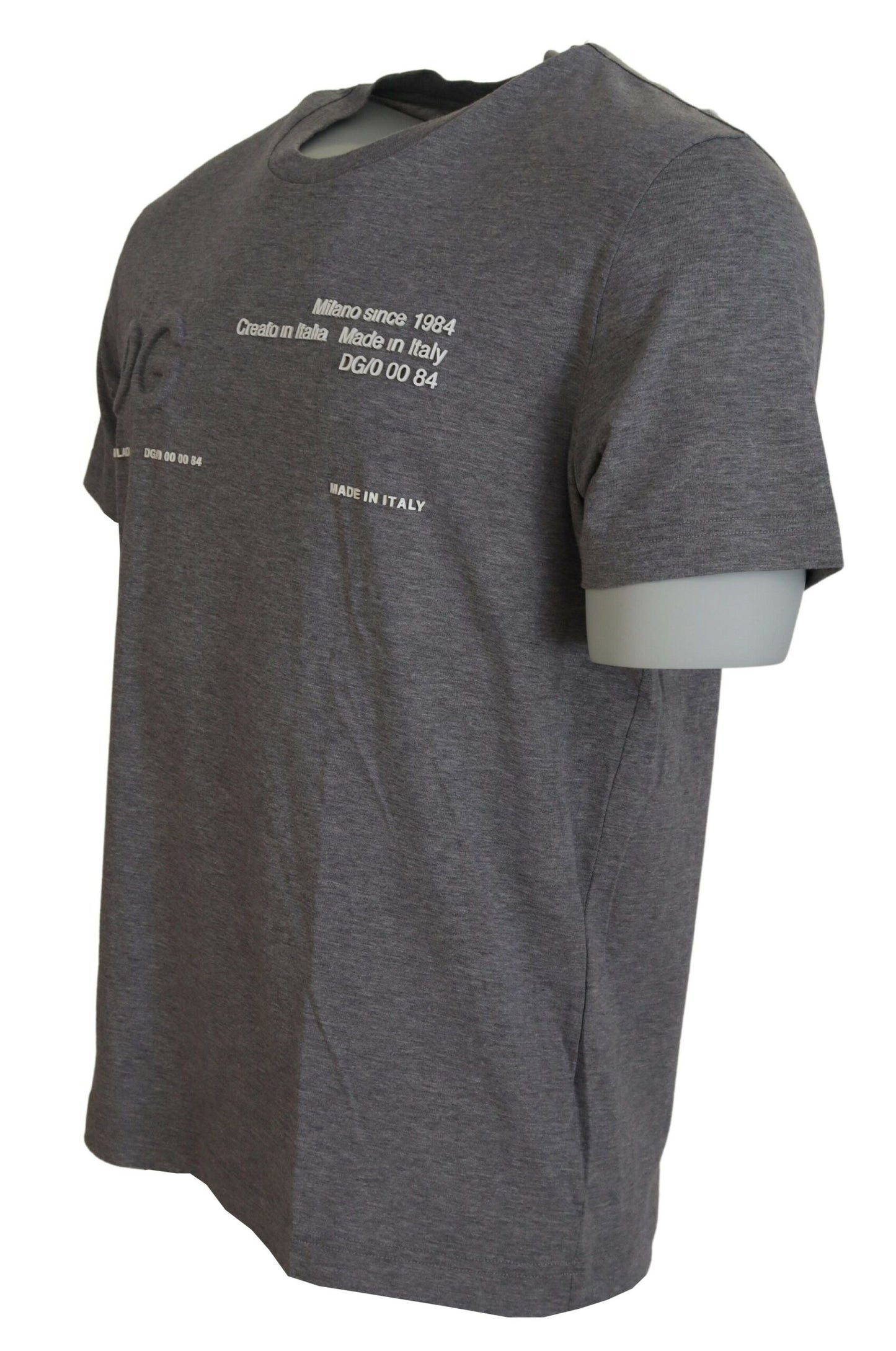 Graues Logo-Baumwoll-Top Exklusive T-shirt