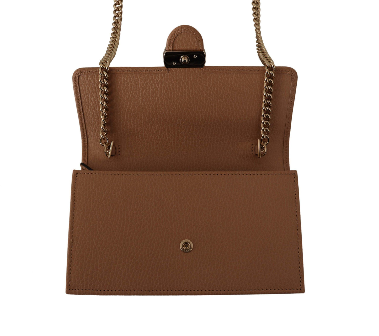 Gucci Beige Icon Leder Crossbody Tasche