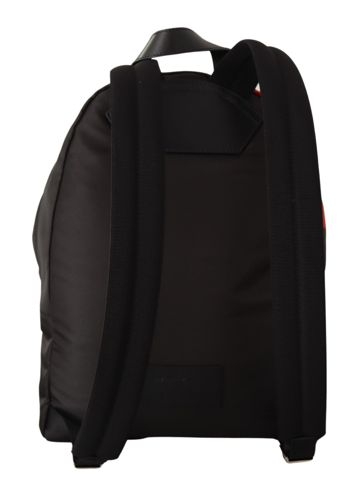 Rot-schwarzer Nylon-Rucksack Urban
