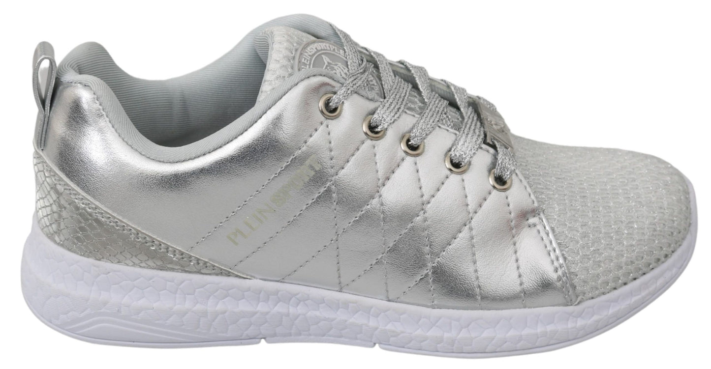 Gisella Silber Polyester Turnschuhe Schuhe