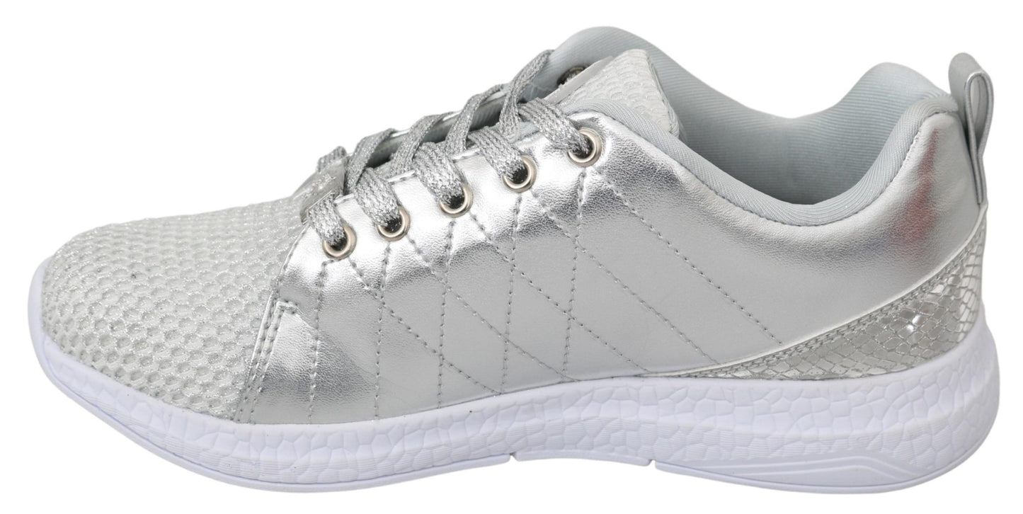 Gisella Silber Polyester Turnschuhe Schuhe