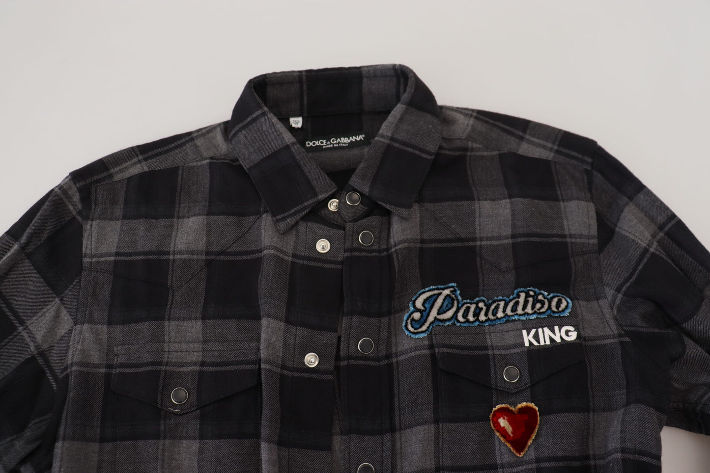 Schwarz Gray Check Herren Langarmhemd