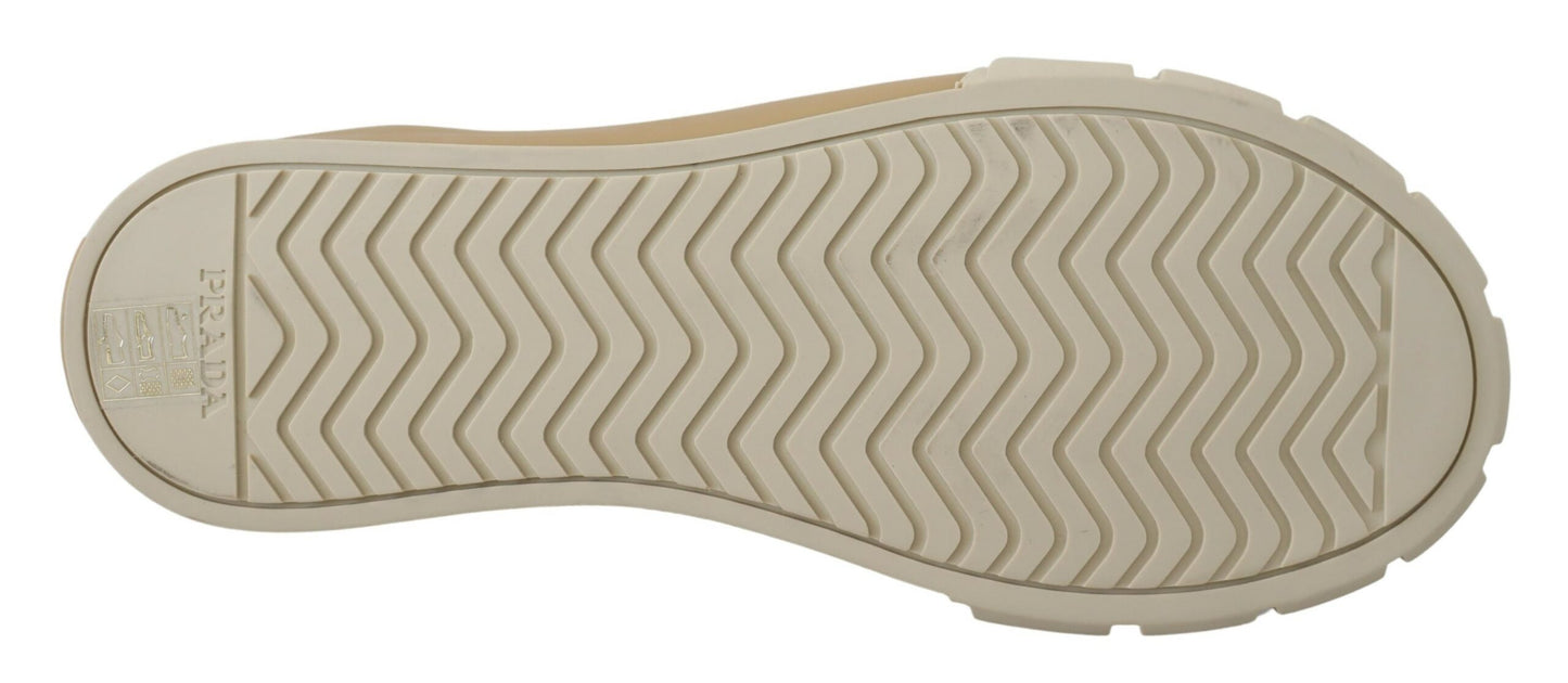 Braun Gabardine Bicol Low Top Turnschuhe Schuhe