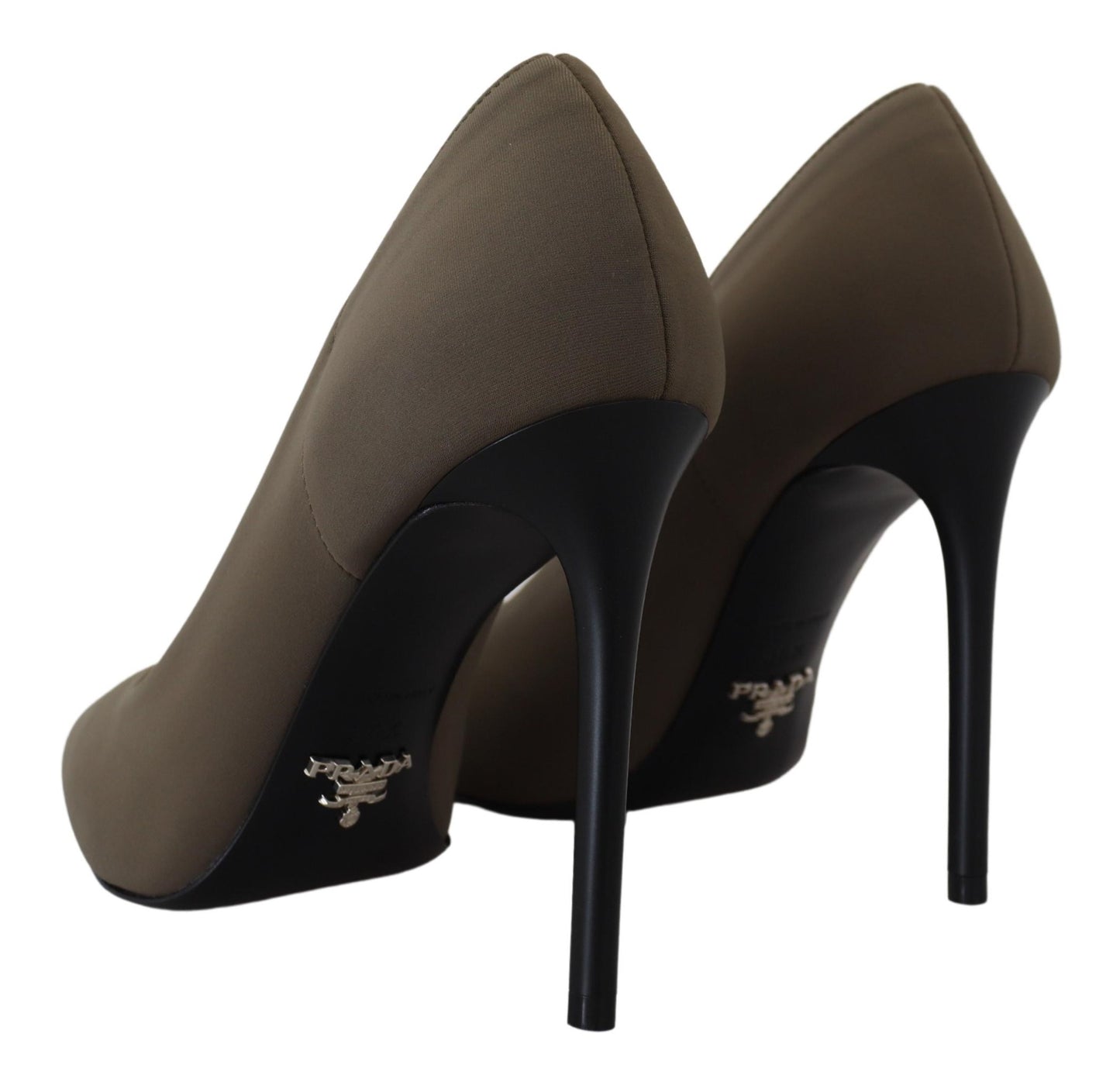 Grün Wildleder Leder Heels Stilettos Pumps Schuhe