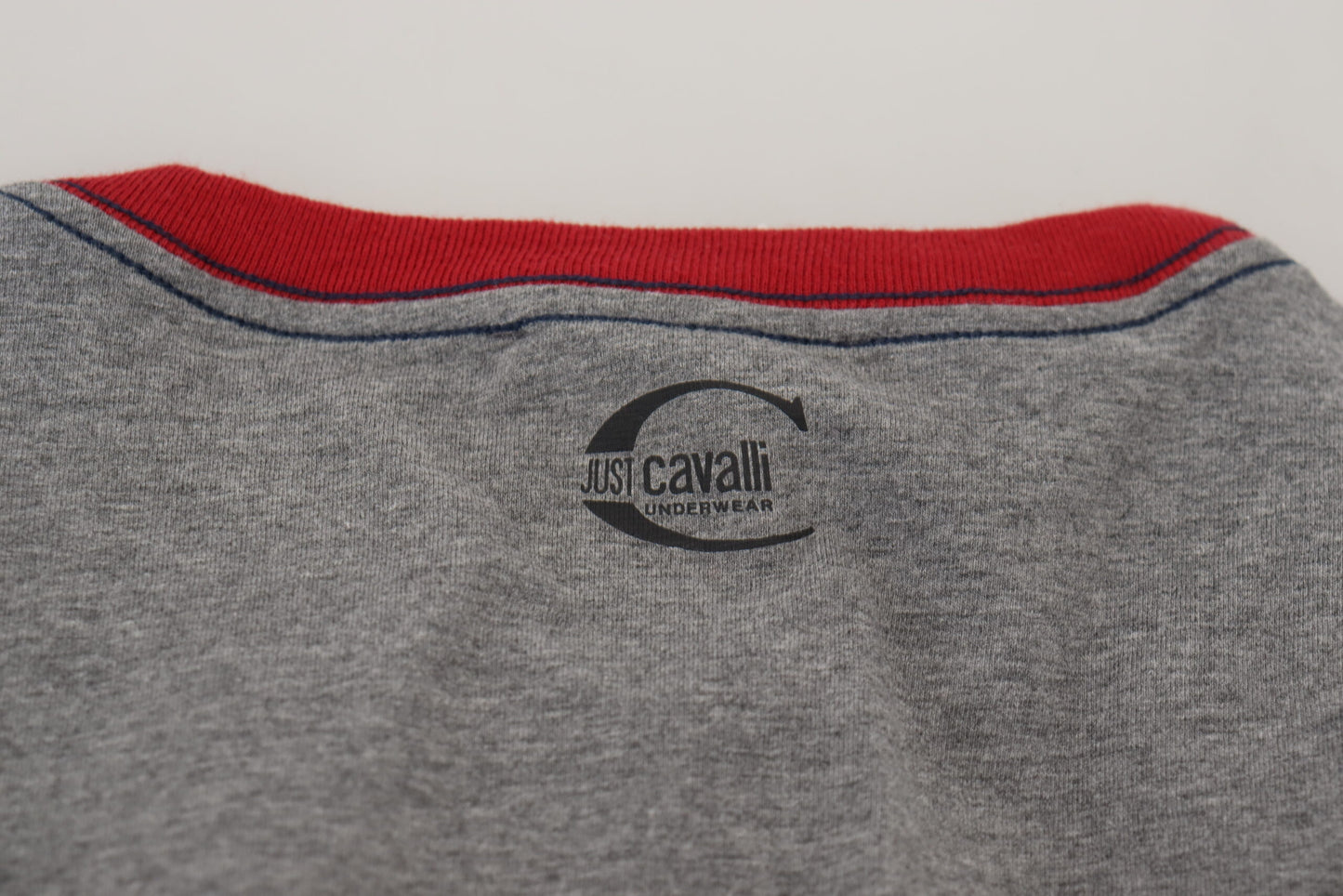 Graues Baumwolle bedruckt Männer Casual Pullover T-Shirt