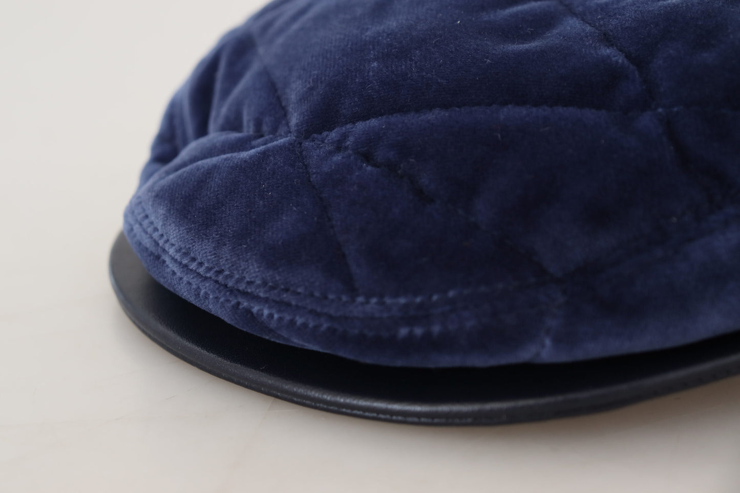 Blauer Newsboy-Hut aus solider Baumwollmischung für Männer