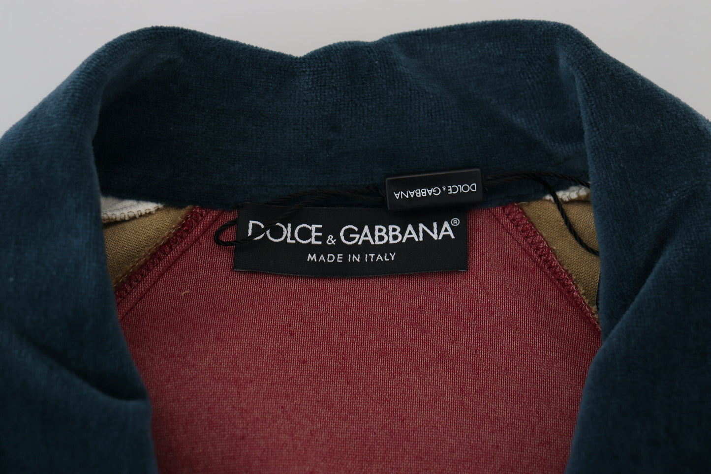 Multicolor Pullover mit Kragen aus Baumwolle