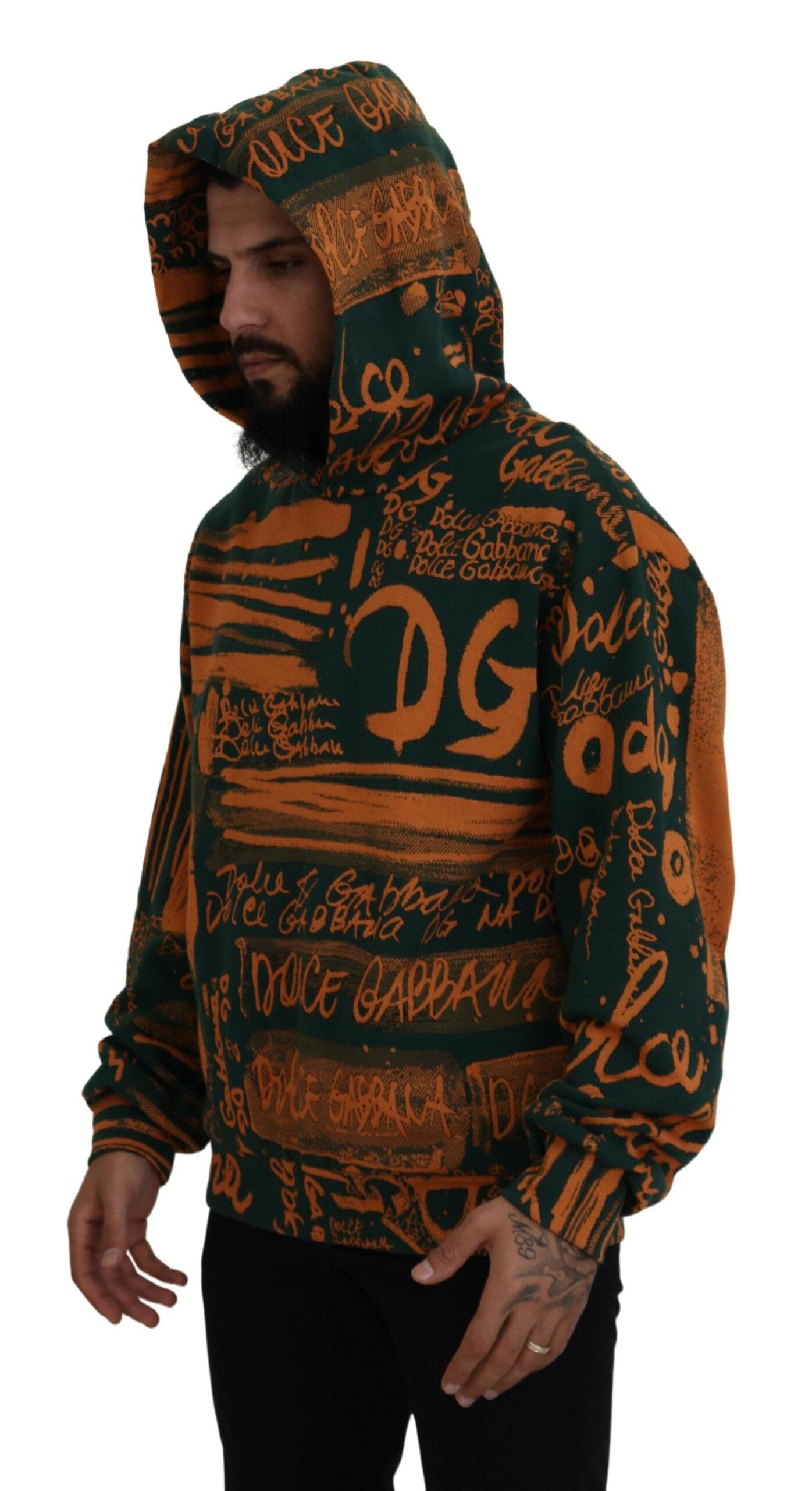 Multicolor Logo Sweatshirt mit Kapuze Pullover