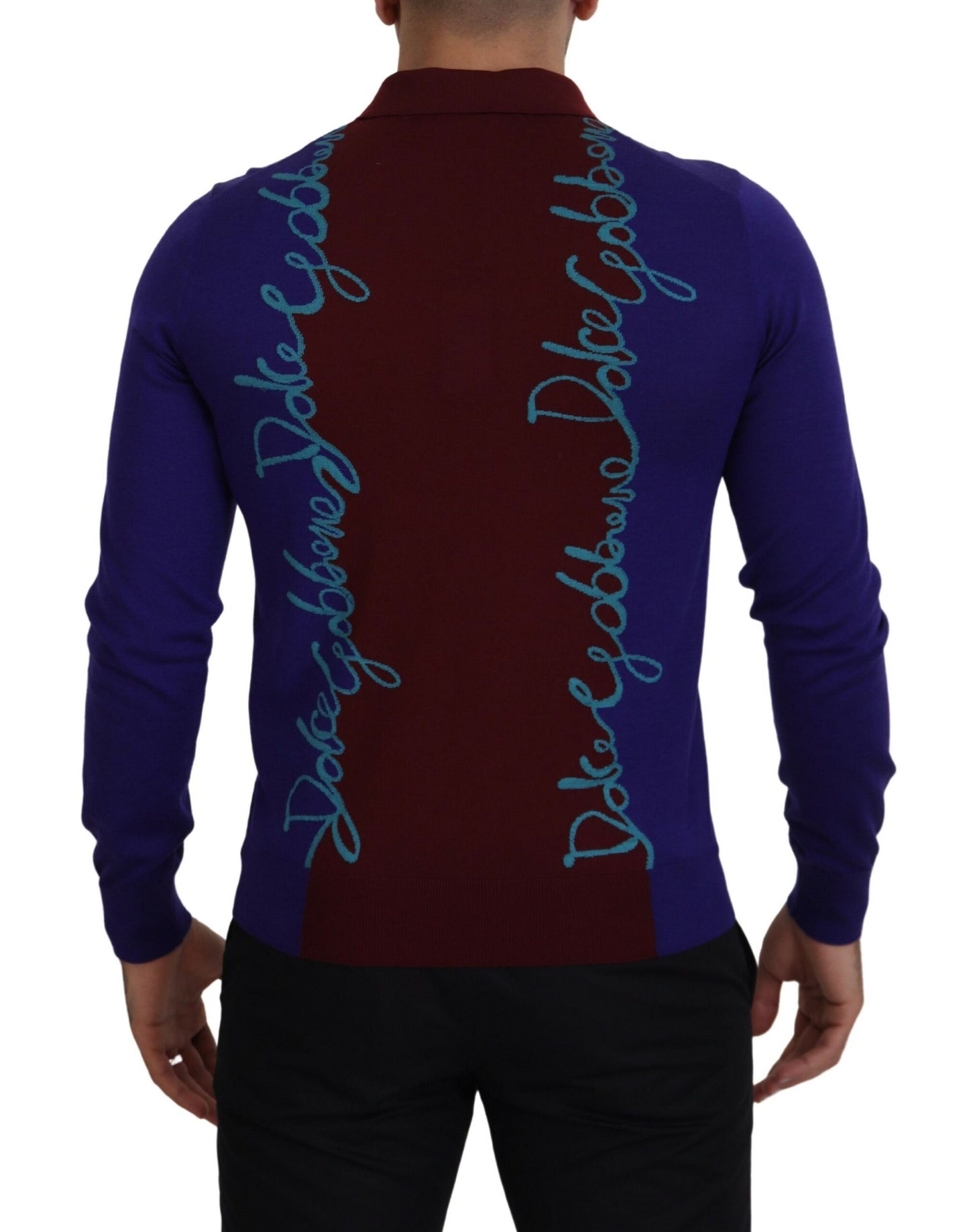 Multicolor Logo Pullover mit Kragen