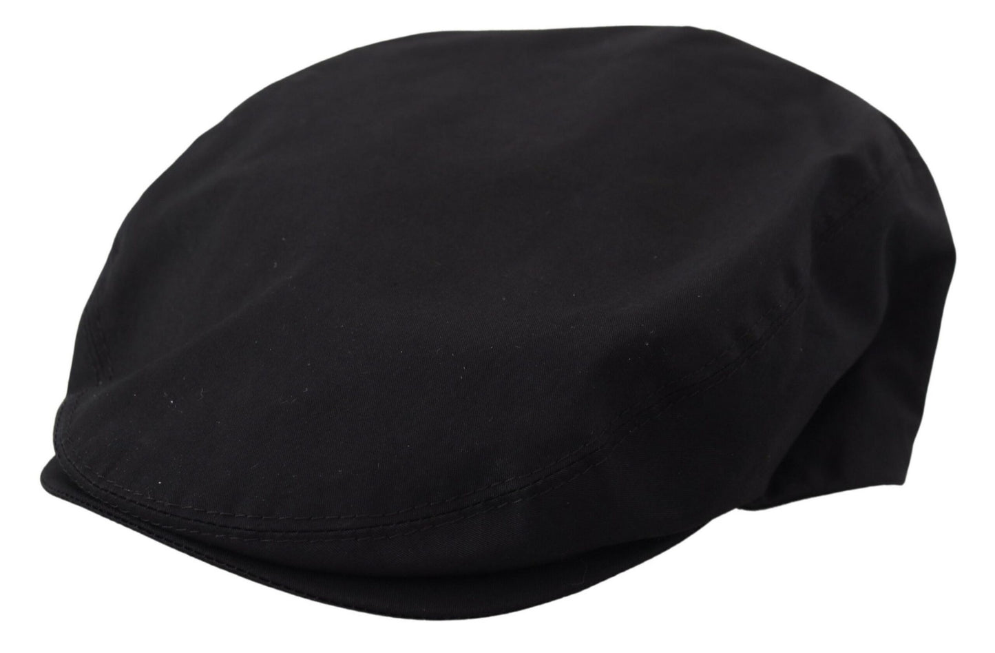 Schwarz Braun Baumwolle DG Logo Newsboy Männer Hut