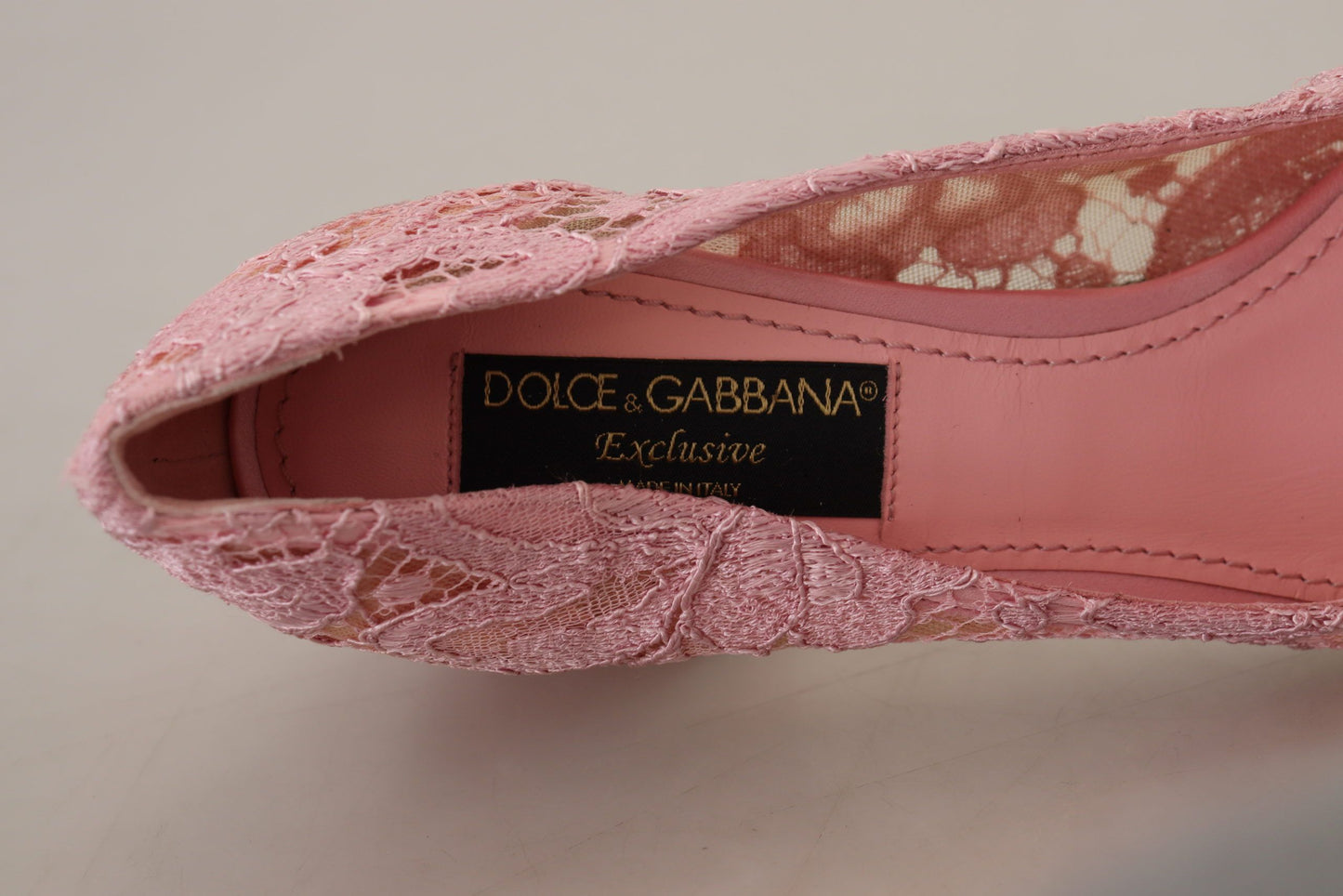 Rosa Taormina Spitze Kristall Pumps Pastell Schuhe