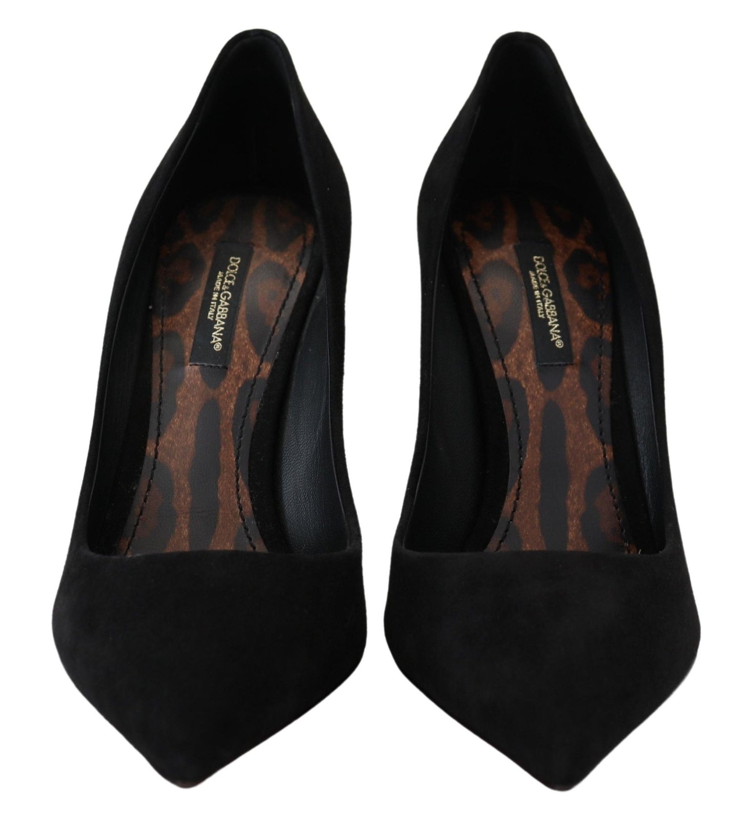 Schwarze Wildleder High Heels Pumps Klassische Schuhe