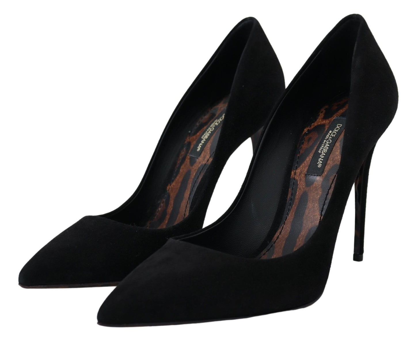Schwarze Wildleder High Heels Pumps Klassische Schuhe