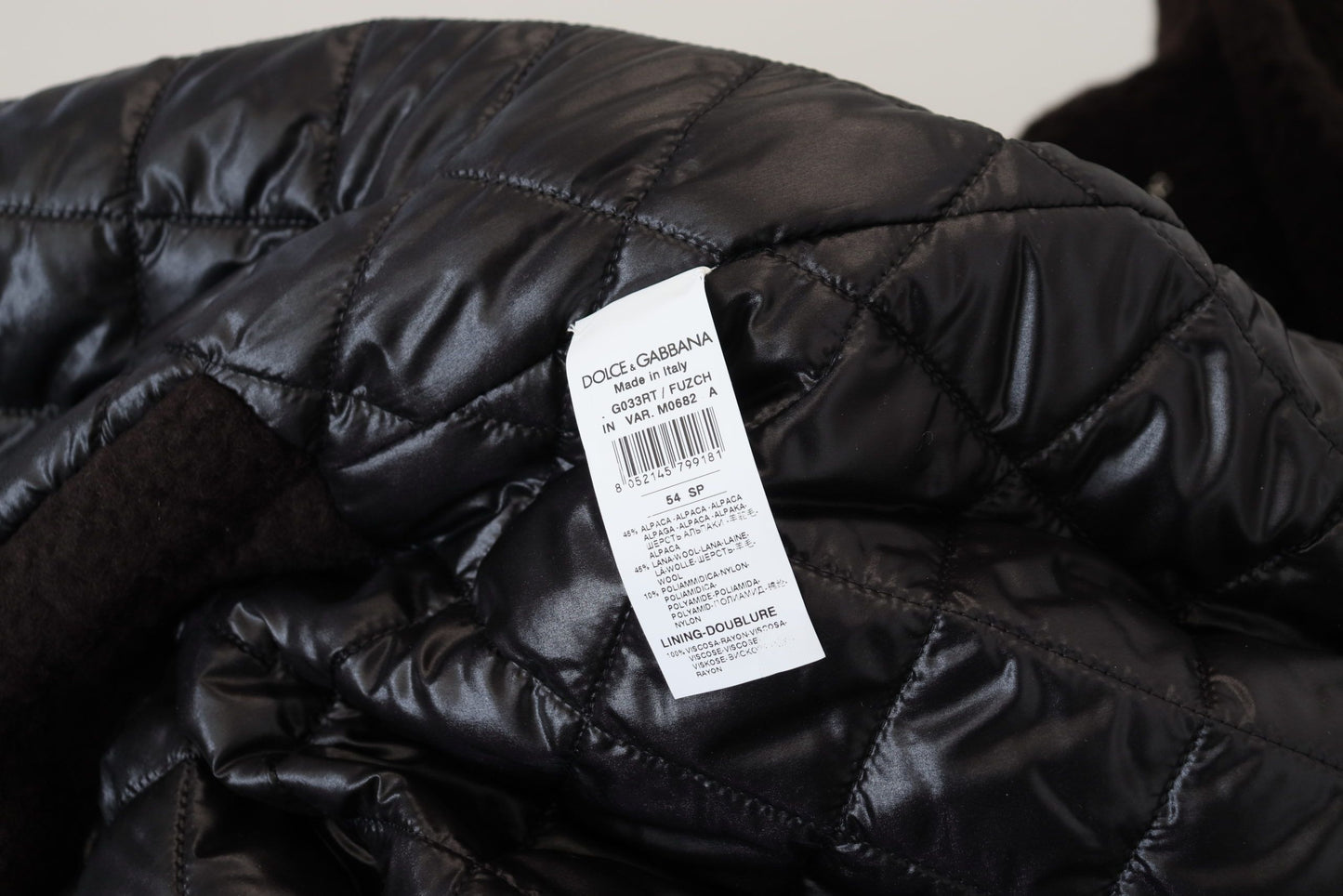 Schwarzer Alpaka Button Down Trenchcoat Jacke
