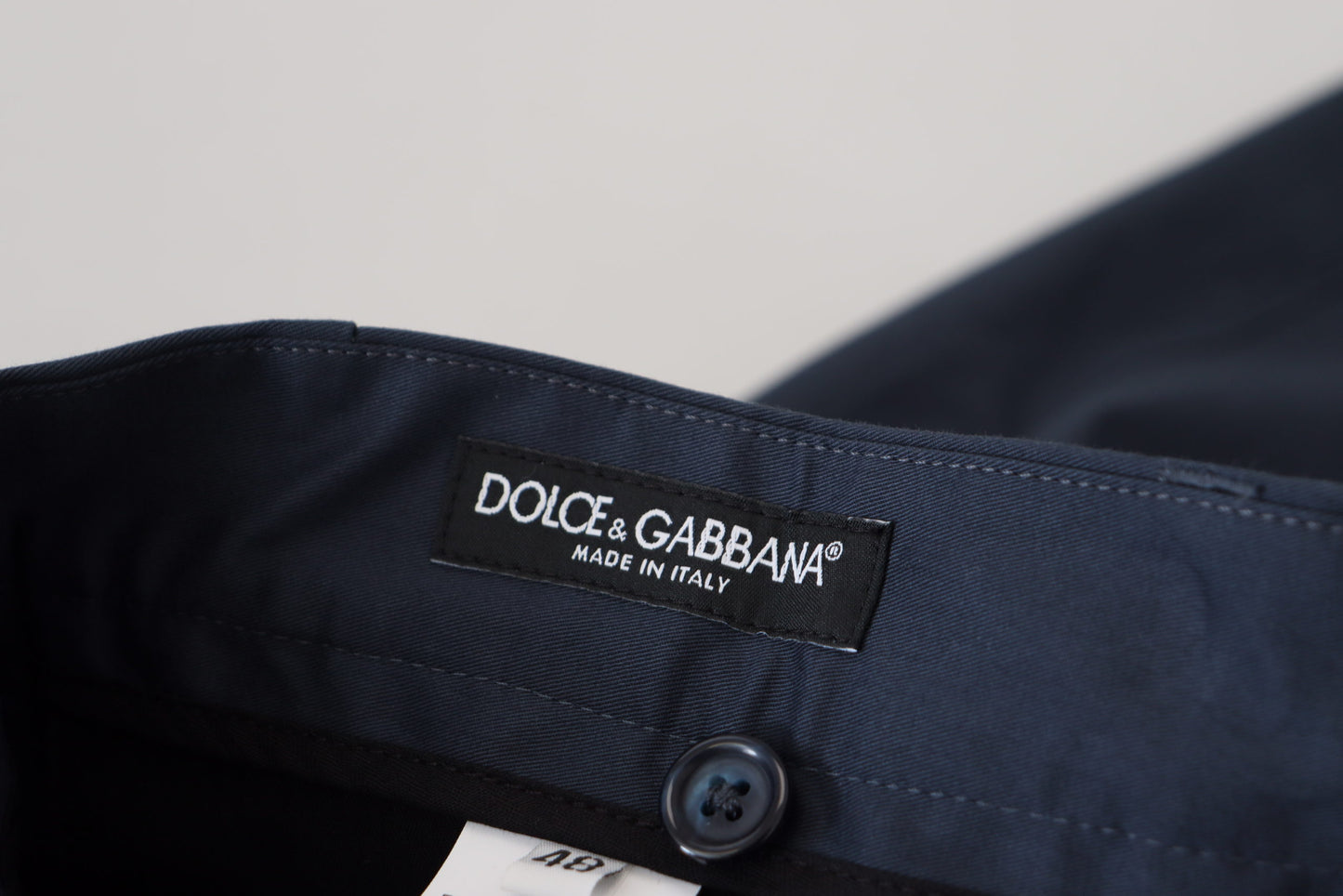 Blaue Bermudas mit niedriger Taille für Männer Shorts