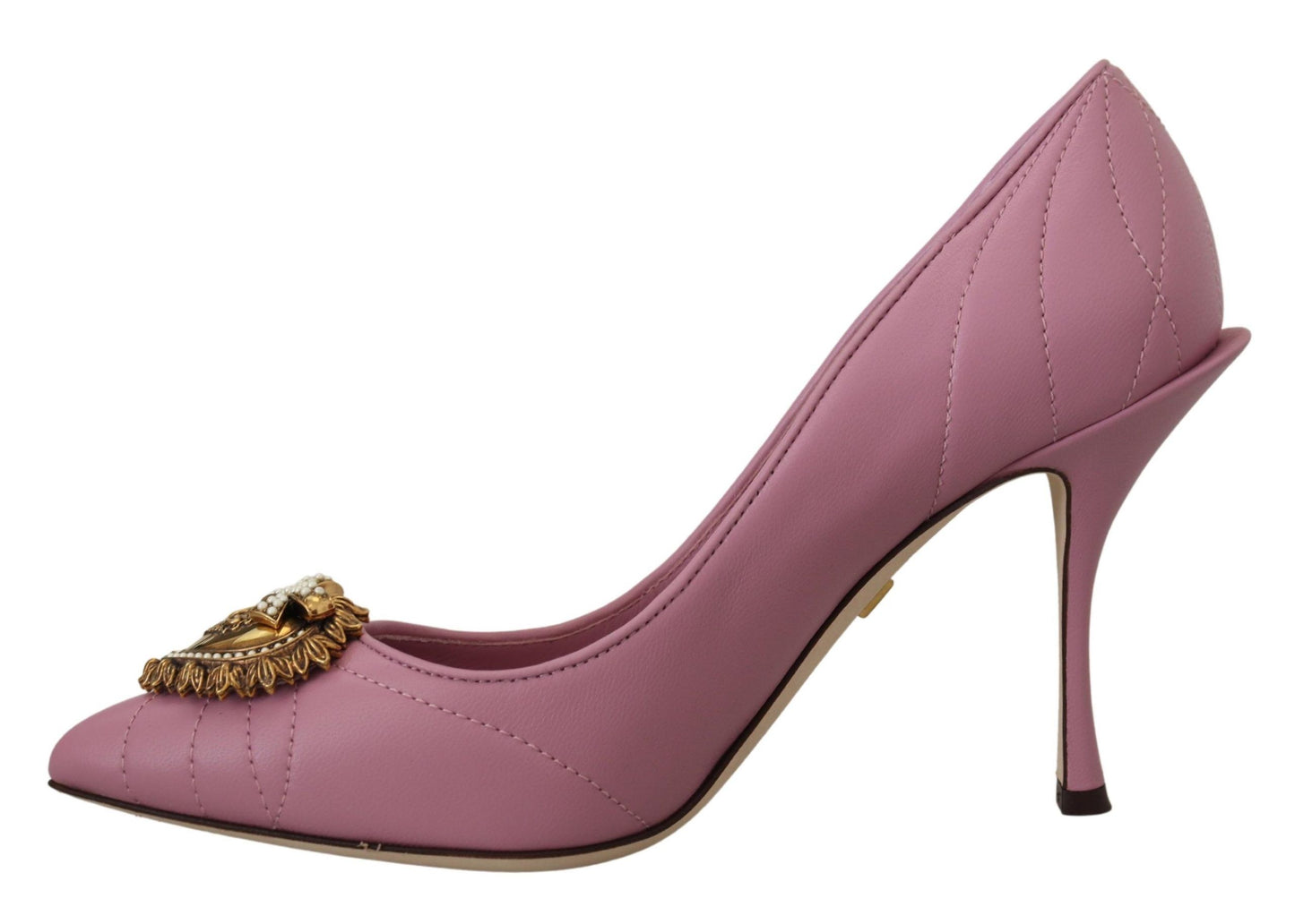 Rosa Leder Herz DEVOTION Heels Pumps Schuhe
