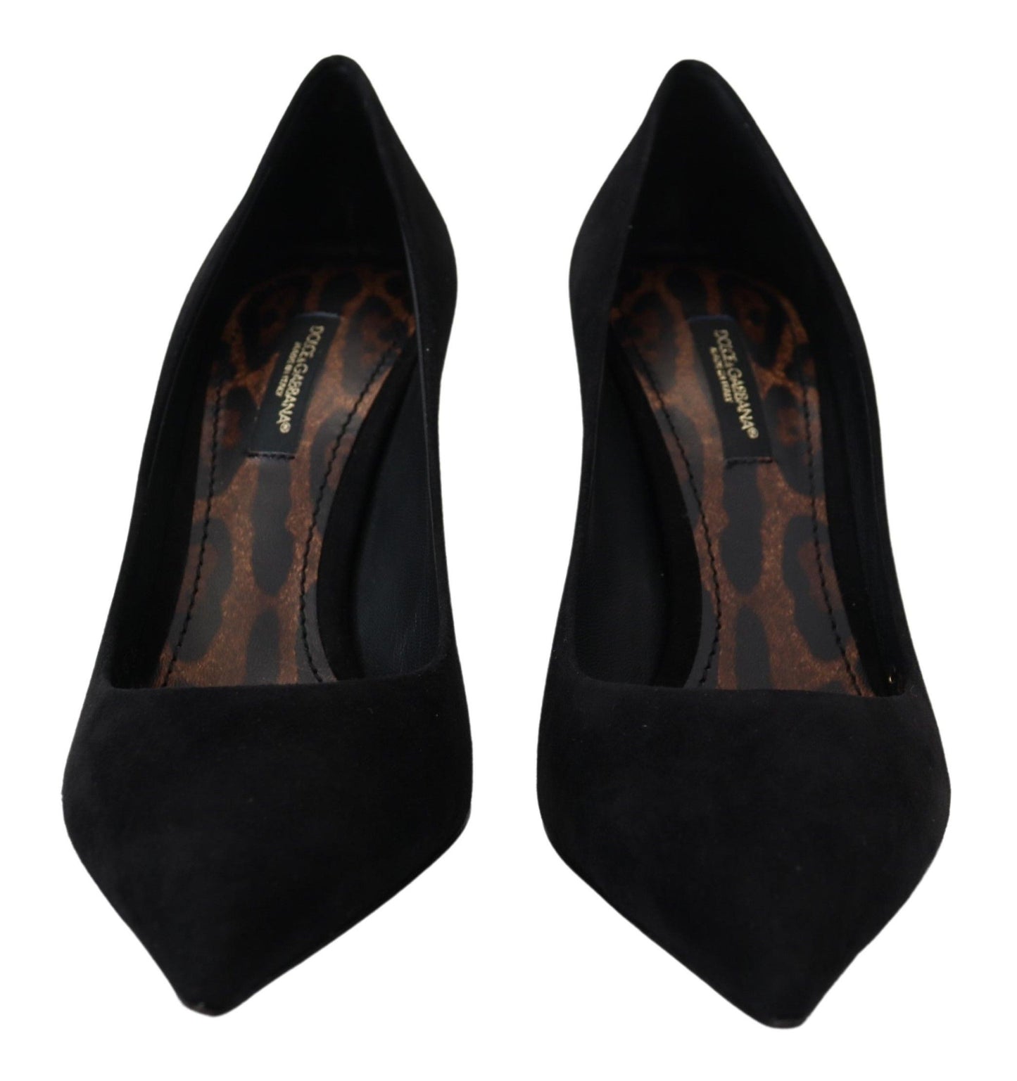 Schwarze Wildleder High Heels Pumps Klassische Schuhe