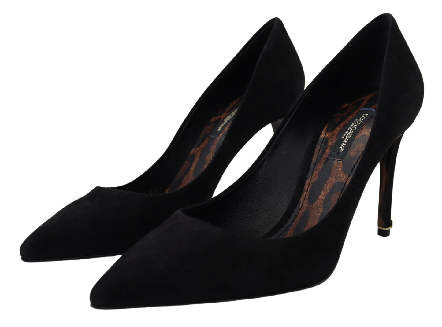 Schwarze Wildleder High Heels Pumps Klassische Schuhe