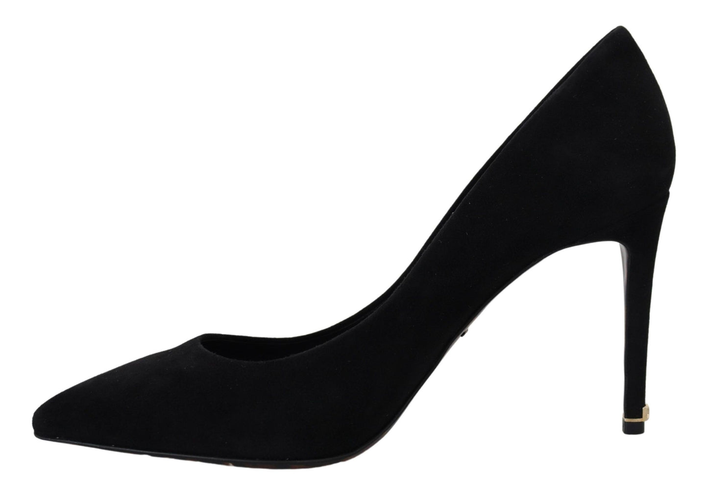 Schwarze Wildleder High Heels Pumps Klassische Schuhe