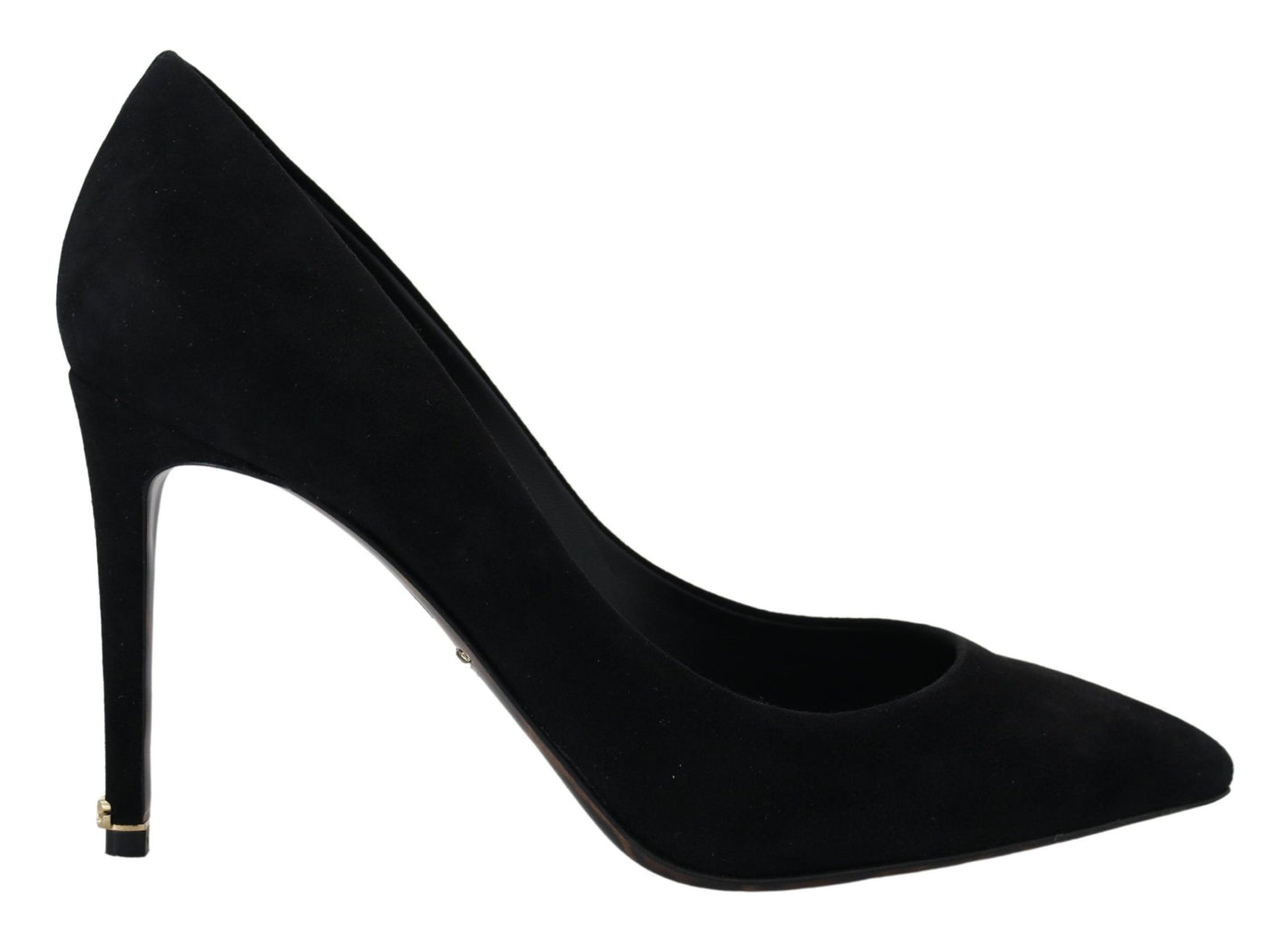 Schwarze Wildleder High Heels Pumps Klassische Schuhe
