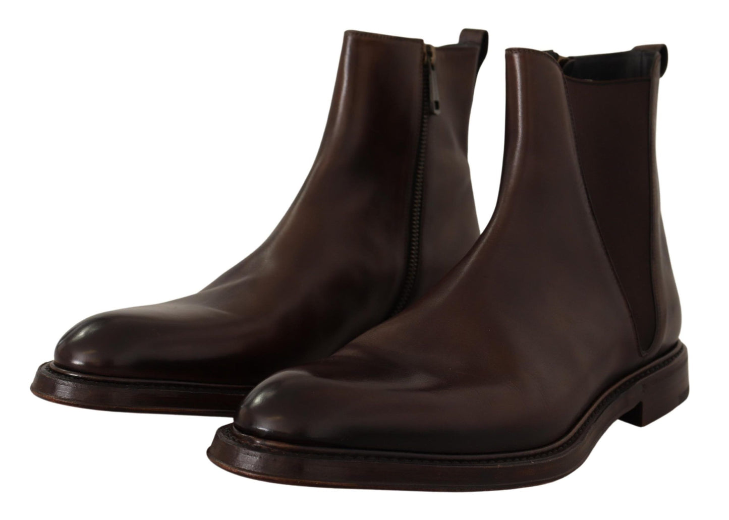 Braunes Leder Chelsea Herrenstiefel