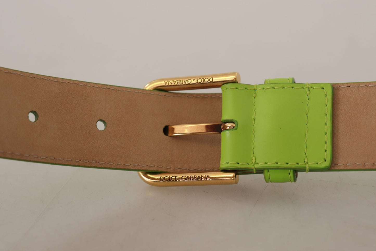 Grünes Leder Devotion Heart Micro Tasche Kopfhörer Gürtel