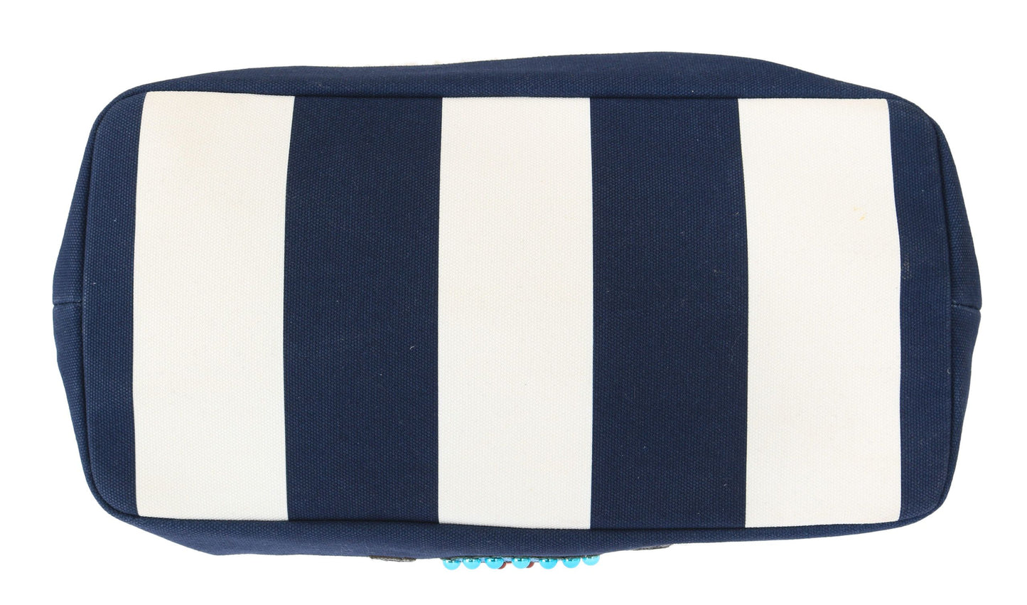 Blauer Canvas #dgfamily Einkaufstasche BEATRICE