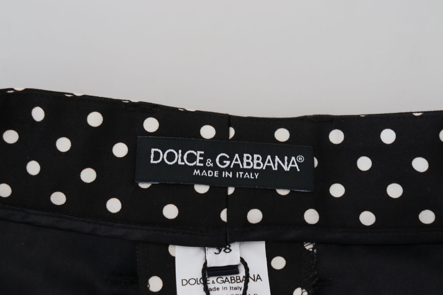 Multicolor Polka Dots Hose mit hoher Taille