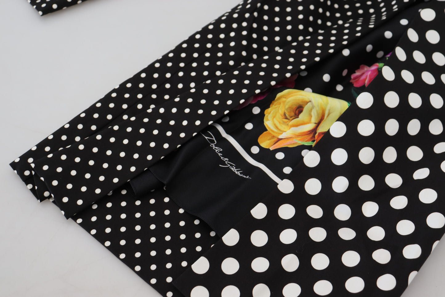 Multicolor Polka Dots Hose mit hoher Taille