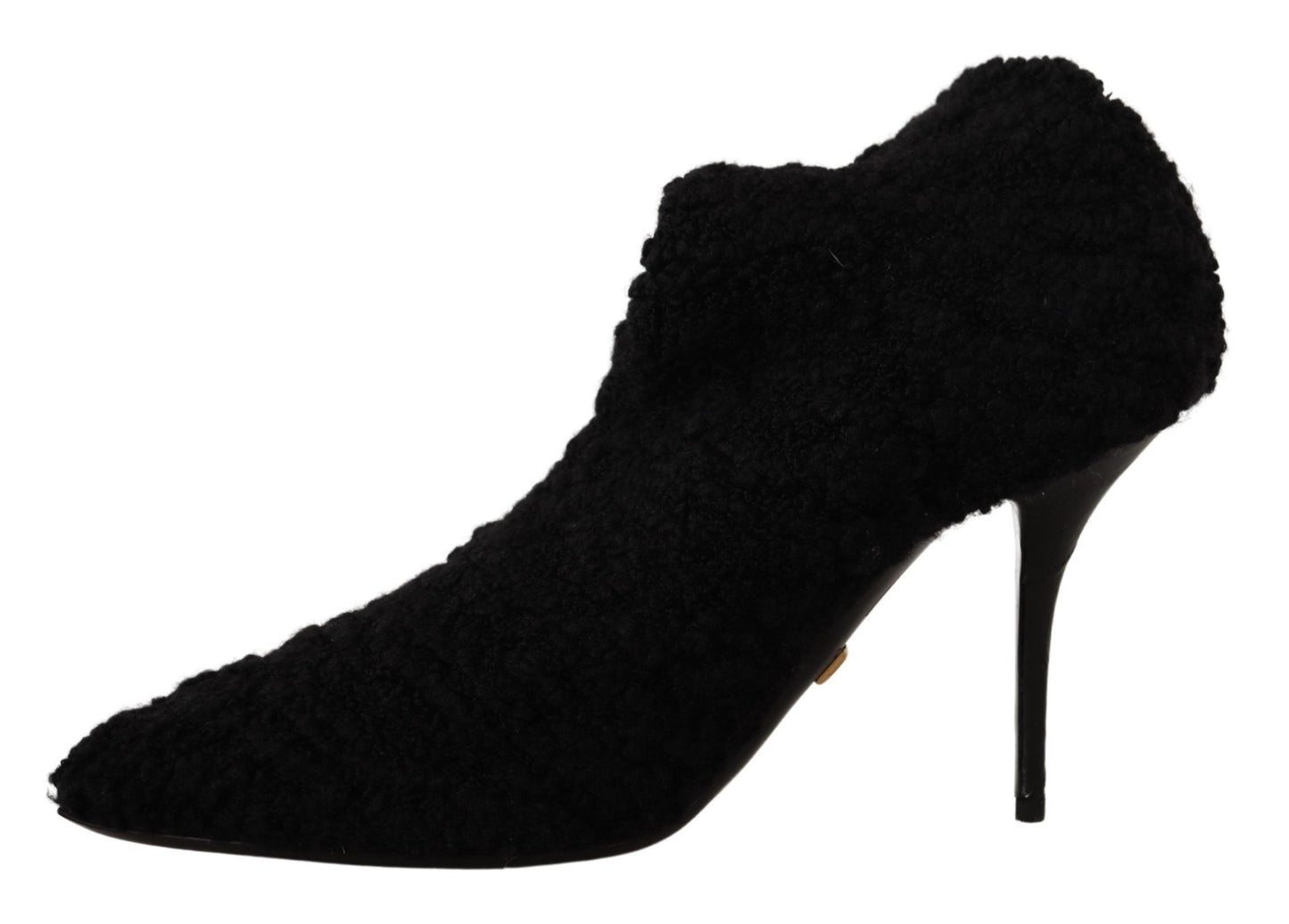 Schwarz Stiletto Heels Mid Calf Frauen Stiefel
