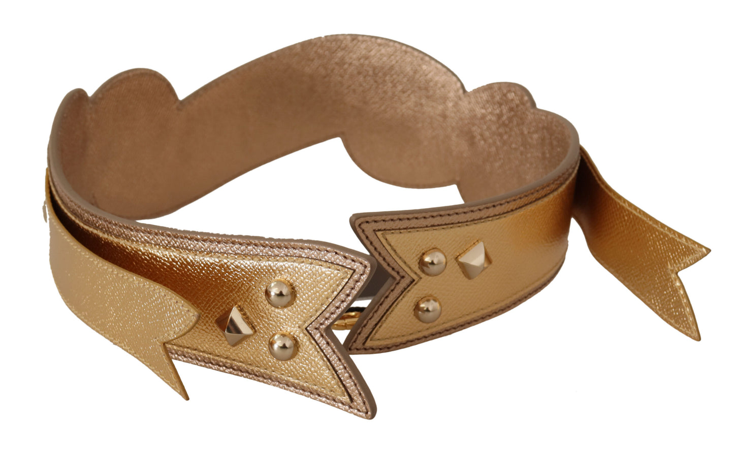 Gold Leder LOVE Patch Tasche Schulterriemen