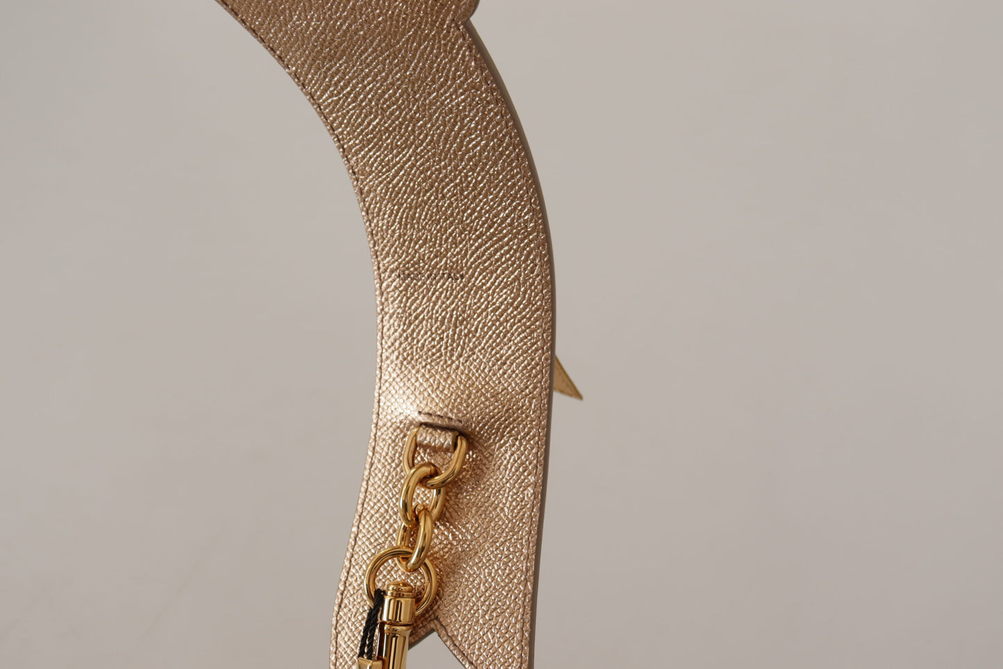 Gold Leder LOVE Patch Tasche Schulterriemen