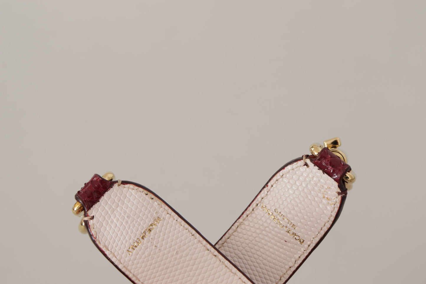 Bordeaux Leder Crystals Tasche Schulterriemen