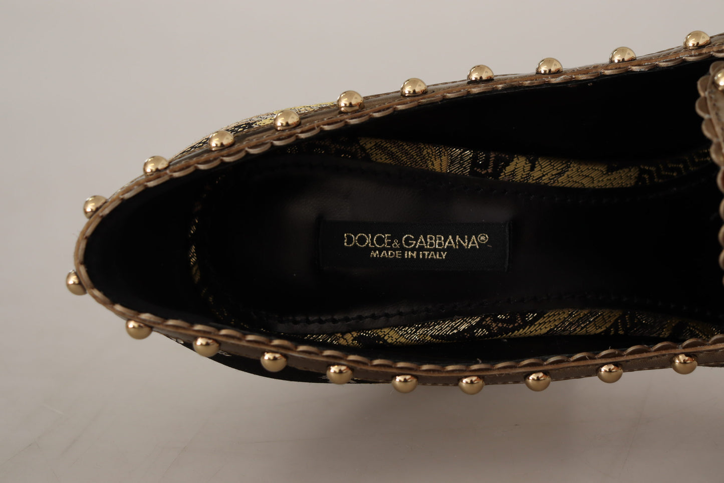 Gold Kristall Quadratische Zehe Brokat Pumps Schuhe