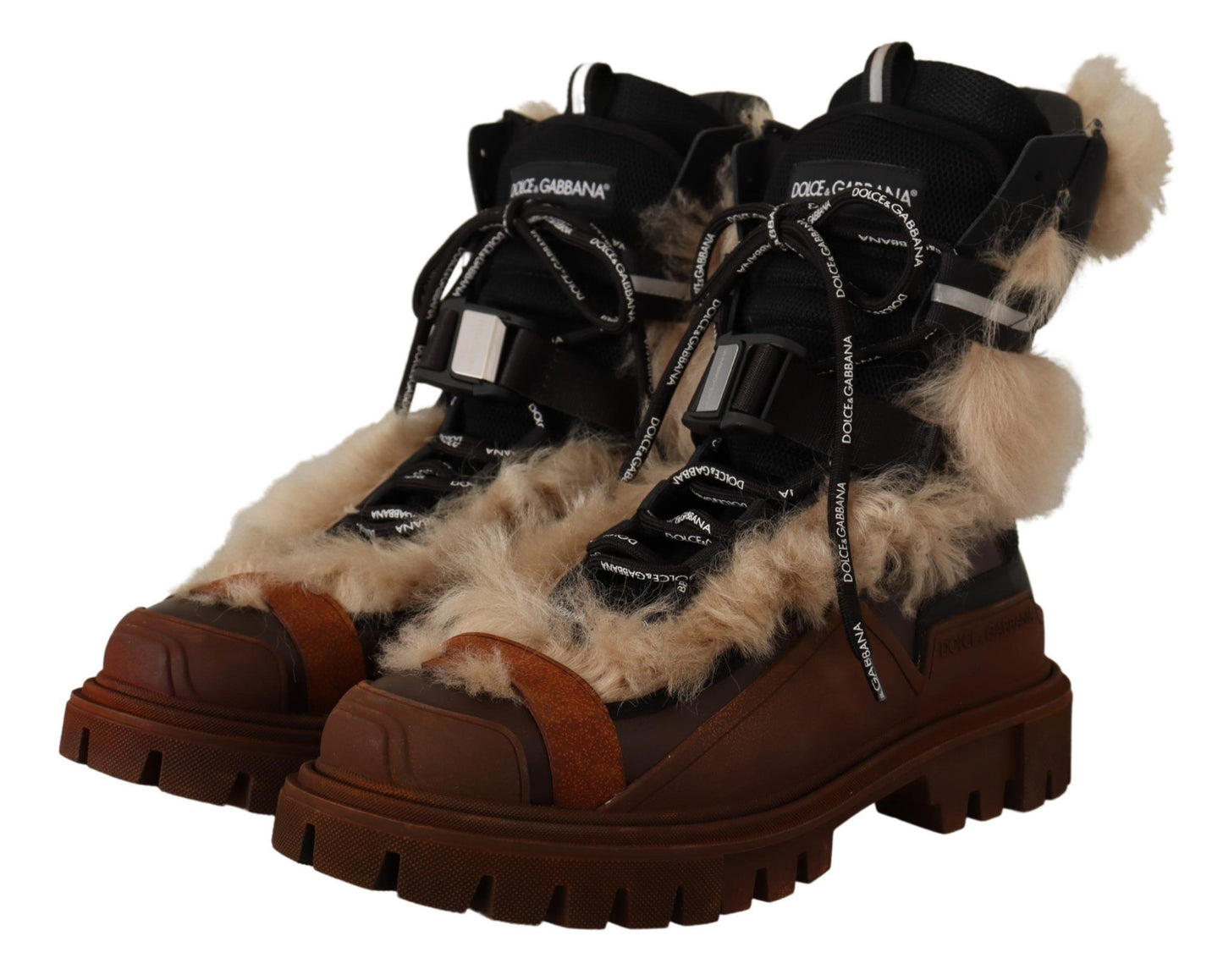 Stiefel Winter Shearling Leder Gummischuhe
