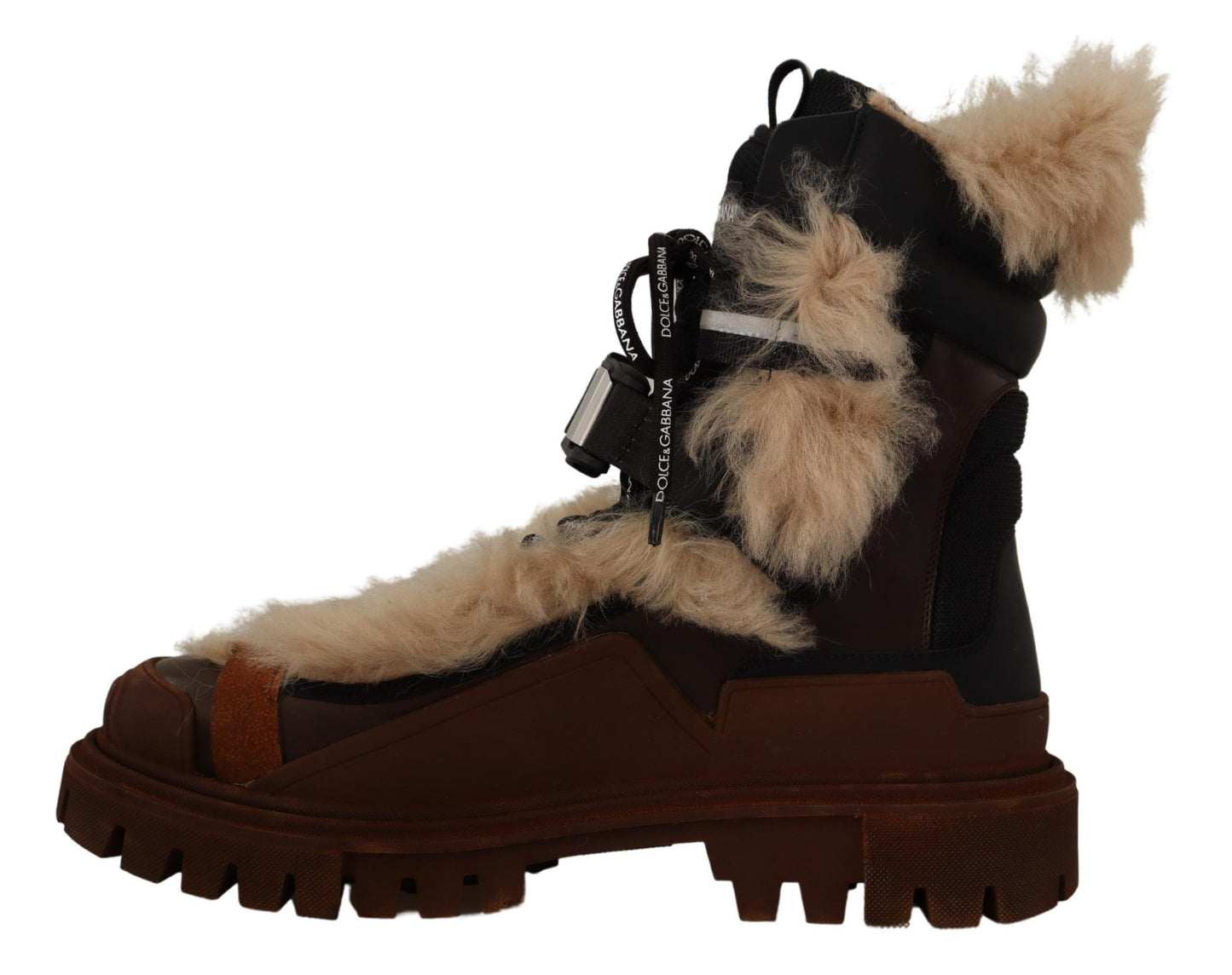 Stiefel Winter Shearling Leder Gummischuhe