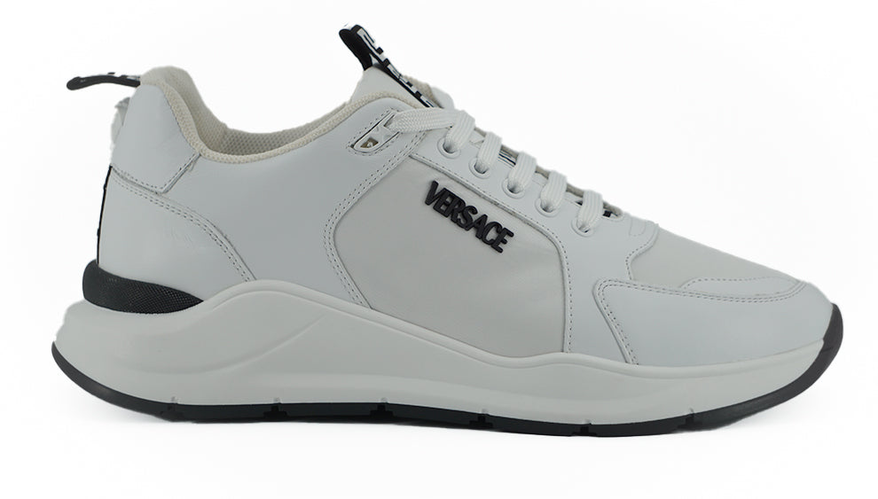 Weiße Kalbsleder-Sneakers