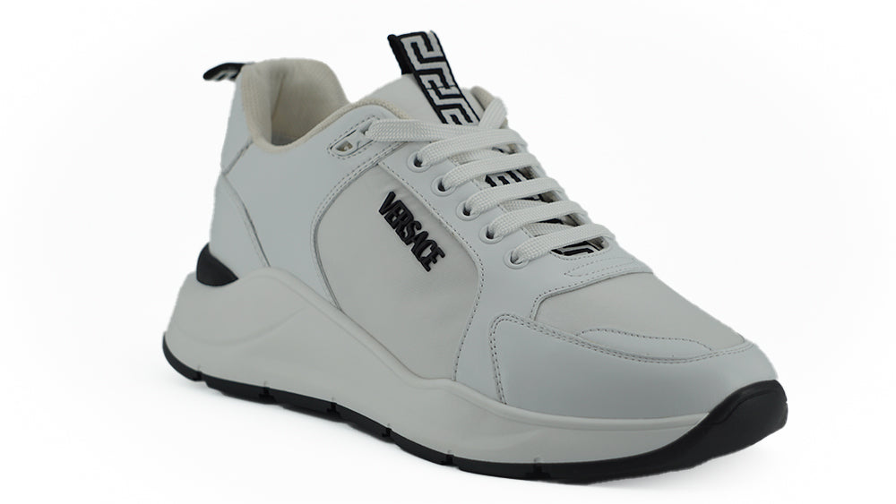 Weiße Kalbsleder-Sneakers