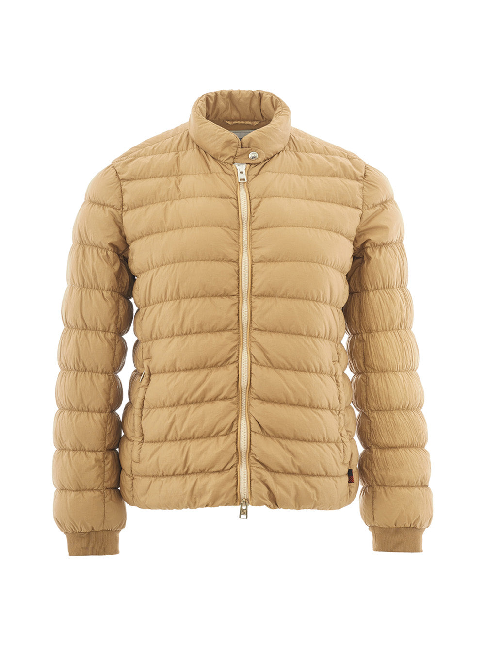 Dunkelbeige Leichte Steppjacke